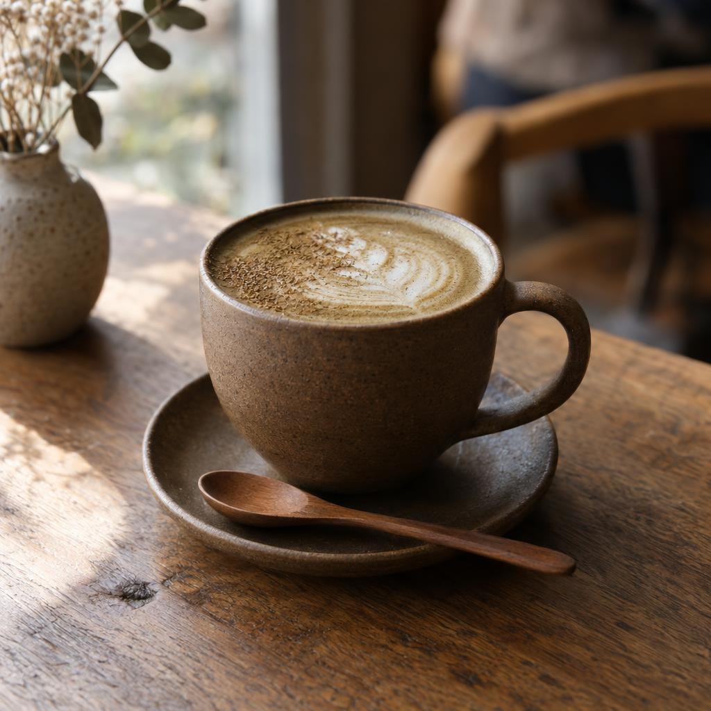 Hojicha latte
